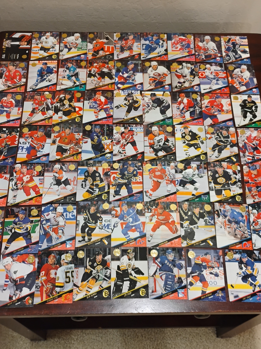 Assortment Of Hockey Trading Cards between 1990-1993